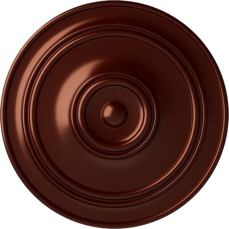 Ekena Millwork Small Classic Ceiling Medallion (Fits Canopies up to 10"), 40 1/4"OD x 3 1/8"P, Antique Copper CM40CLACS